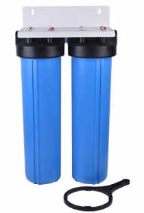 Комплектующие к фильтрам для очистки воды Колба фильтра NatureWater BRL02 - 1" в сборе, BB20 ДВОЙНАЯ